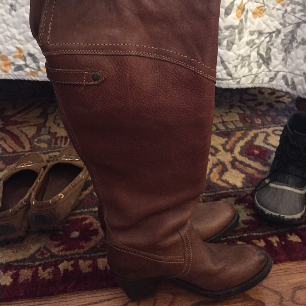 Frye over the knee boots